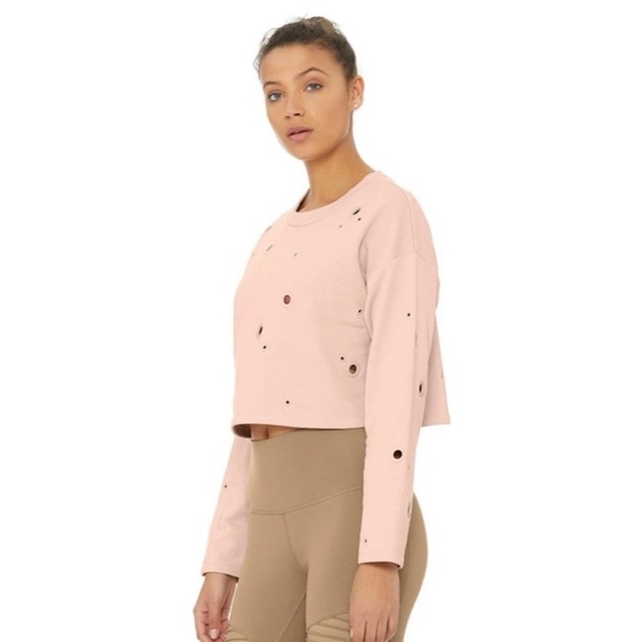 Alo Yoga Cadence Pullover in Nectar - Picture 4 of 11